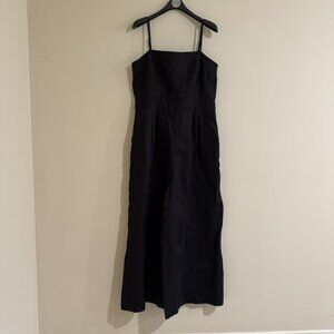 [J.Crew] Black 100% Linen Jumpsuit – Size 4
